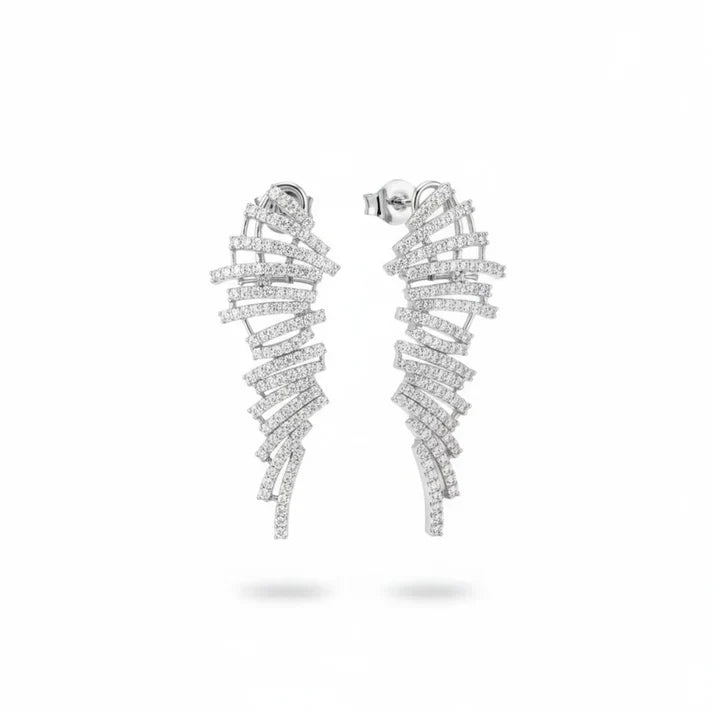 Nova feather glow earings