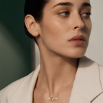 Load image into Gallery viewer, Seren Tri-Stone pendant

