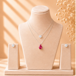 Load image into Gallery viewer, Aurelia Ruby Layered Grace Set
