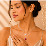 Load image into Gallery viewer, Aurelia Ruby Layered Grace Set
