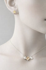 Load image into Gallery viewer, Seren Tri-Stone pendant
