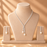 Load image into Gallery viewer, Aveline Drop Pearl Set
