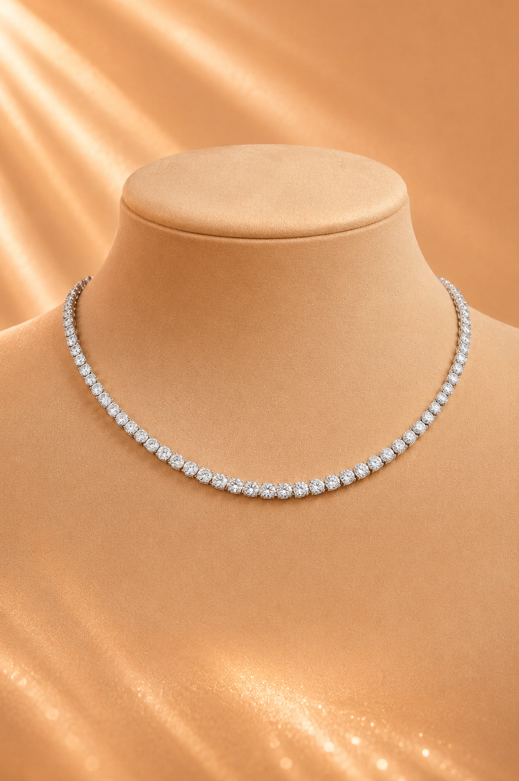 Moonfall tennis necklace set