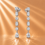 Load image into Gallery viewer, Elara Line Drop Earrings
