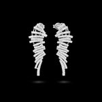 Load image into Gallery viewer, Nova feather glow earings
