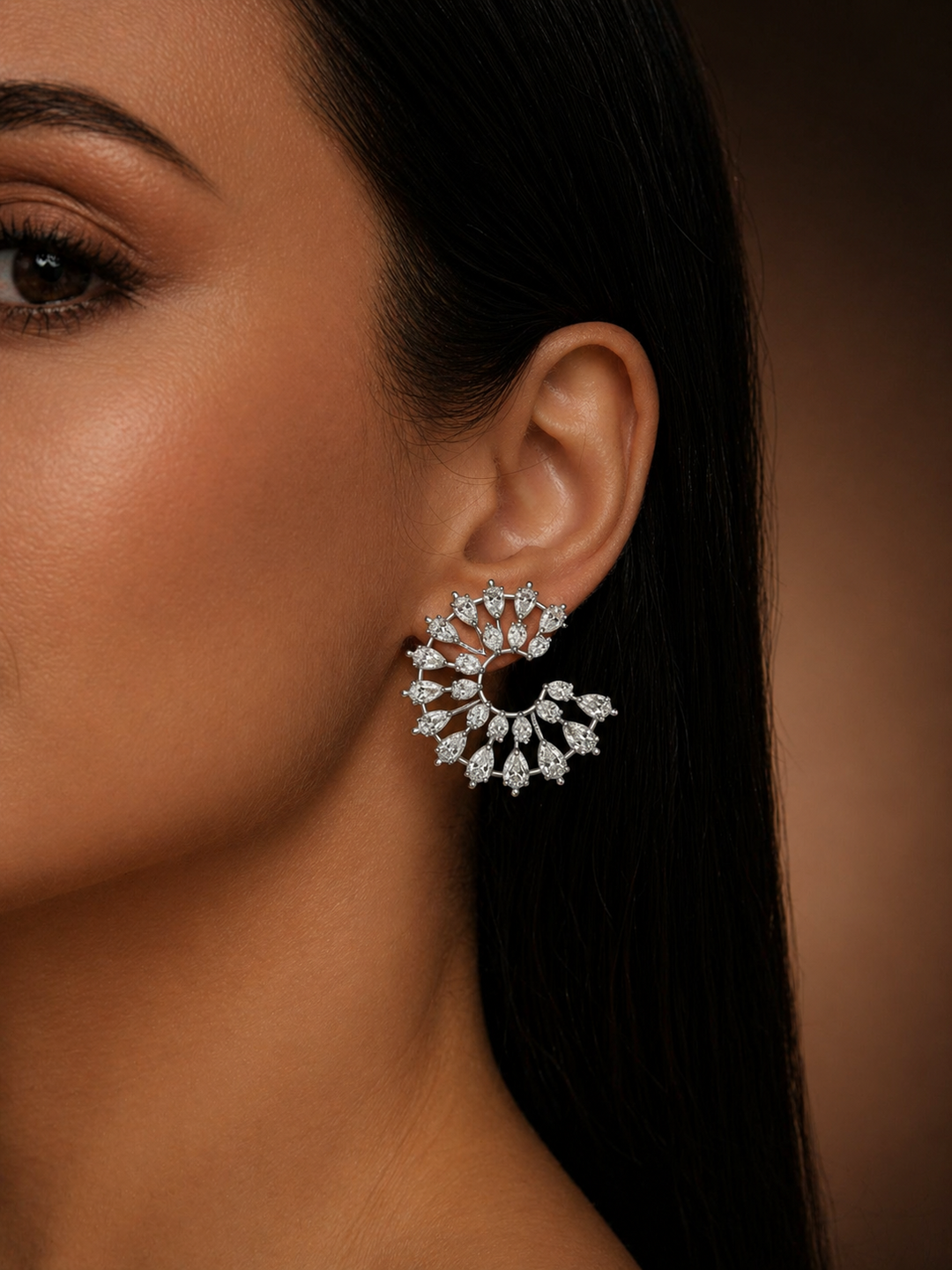 luxe orbit earings